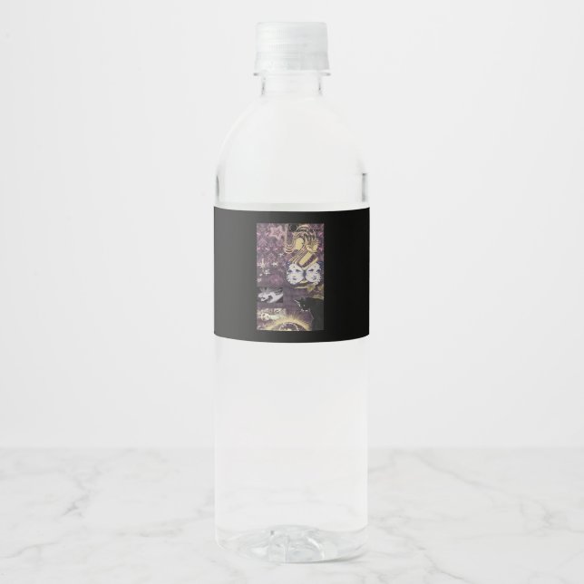 Whimsigoth Aesthetic Oversized Water Bottle Label (Front)