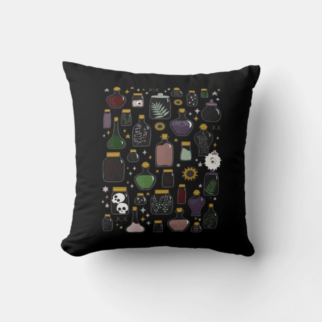Whimsigoth Apothecary Classic Cushion (Front)