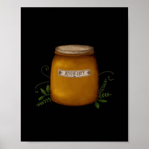 Whimsigoth Apothecary Jar Poster