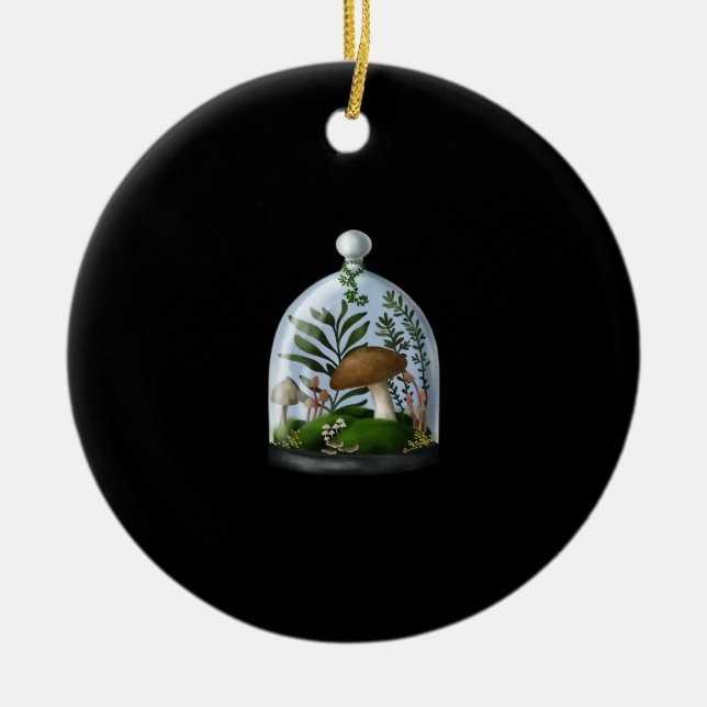 Whimsigoth Apothecary Terrarium Ceramic Tree Decoration (Front)
