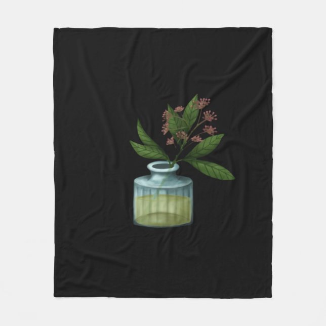 Whimsigoth Apothecary Vase Classic Fleece Blanket (Front)