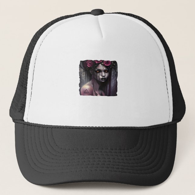 Whimsigoth Classic Funny Trucker Hat (Front)