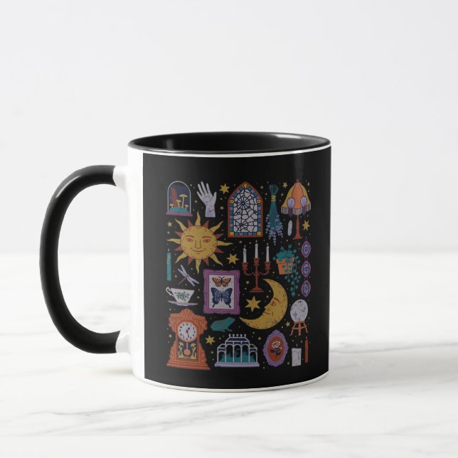 Whimsigoth Classic – Gothic Romance Autumn Aesthet Mug (Left)