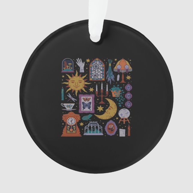 Whimsigoth Classic – Gothic Romance Autumn Aesthet Ornament (Front)