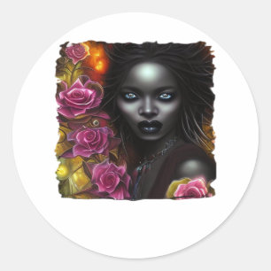 Whimsigoth Classic Halloween Classic Round Sticker