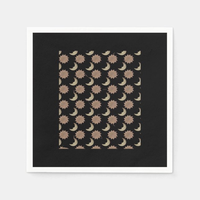 Whimsigoth Clouds Graphic Napkin (Front)