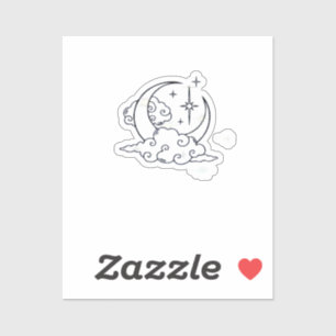 Whimsigoth Clouds Moon Witchy Classic