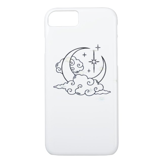 Whimsigoth Clouds Moon Witchy Classic Case-Mate iPhone Case (Back)