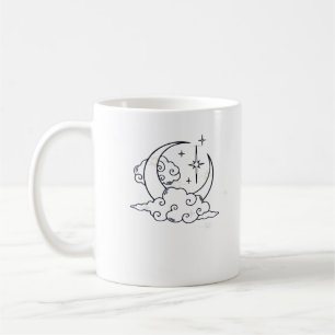 Whimsigoth Clouds Moon Witchy Classic Coffee Mug