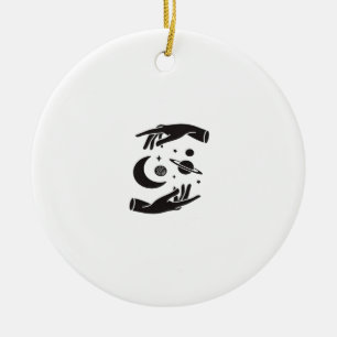 Whimsigoth Design Ceramic Tree Decoration