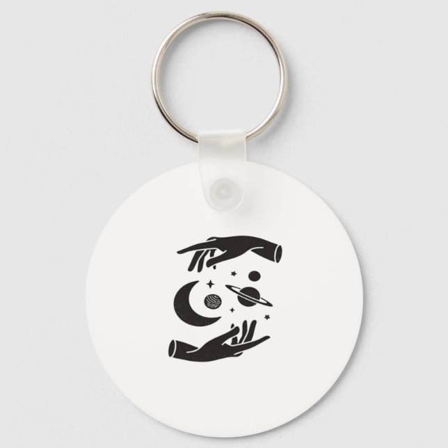 Whimsigoth Design Key Ring (Front)