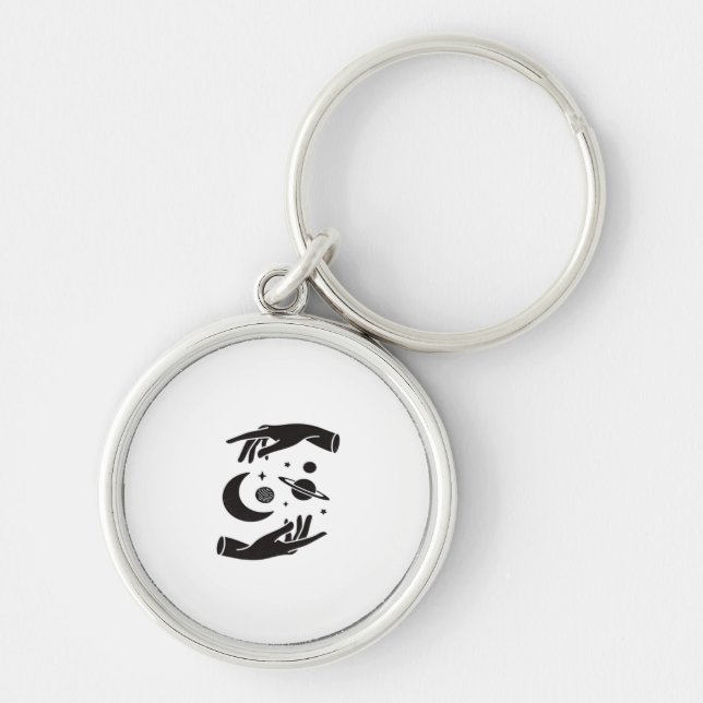 Whimsigoth Design Key Ring (Front)