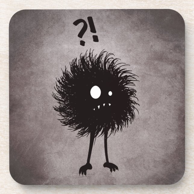 Whimsigoth Evil Character Wondering Dark Gothic Coaster (Front)
