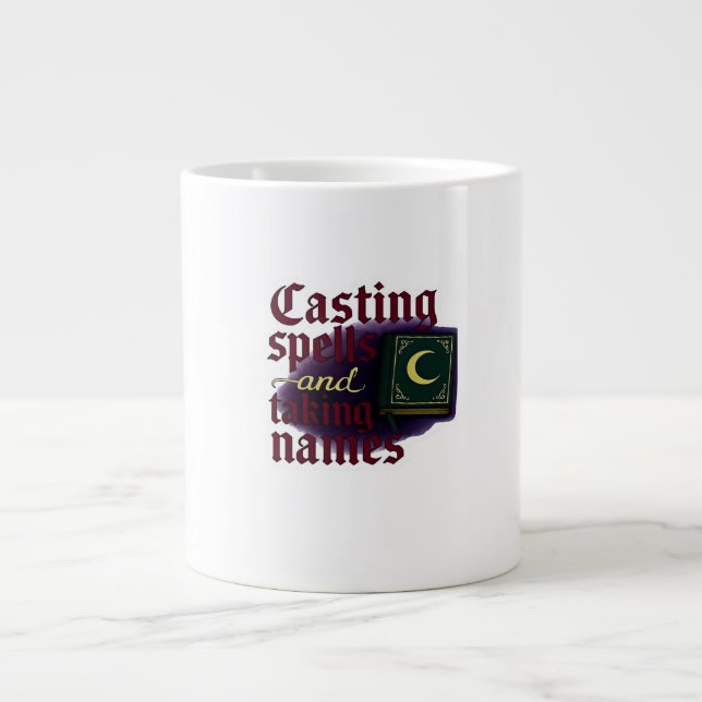Whimsigoth Fantasy – Mystical Forests, Moons & Mag Large Coffee Mug (Front)