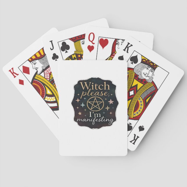 Whimsigoth Fantasy – Mystical Forests, Moons & Mag Playing Cards (Back)