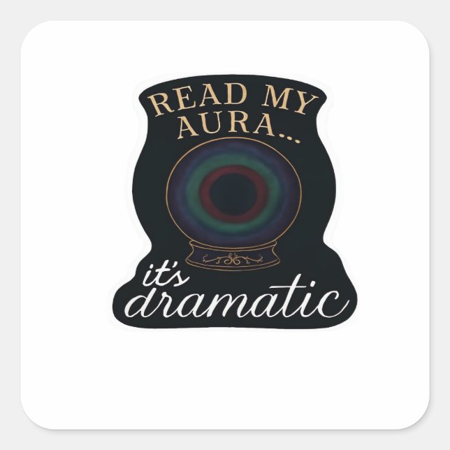 Whimsigoth Fantasy – Mystical Forests, Moons & Mag Square Sticker (Front)