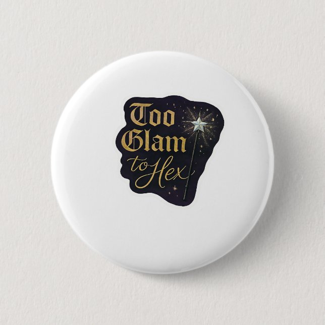 Whimsigoth Fantasy Mystical Forests, Moons & Magic 6 Cm Round Badge (Front)