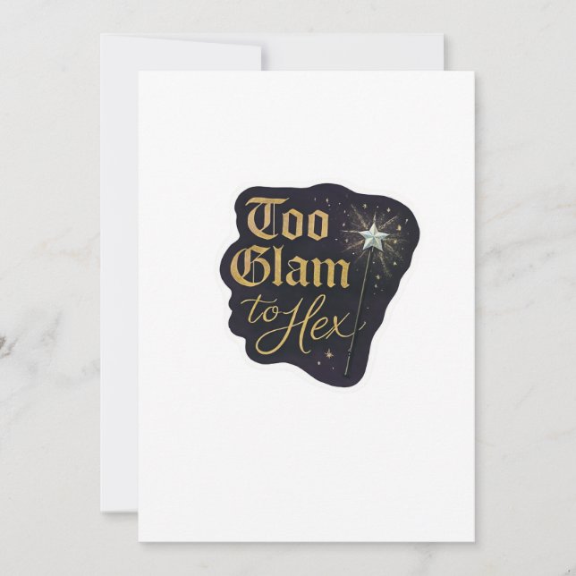 Whimsigoth Fantasy Mystical Forests, Moons & Magic Holiday Card (Front)