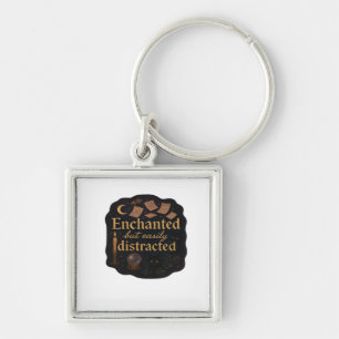 Whimsigoth Fantasy Mystical Forests, Moons & Magic Key Ring