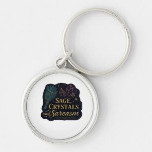 Whimsigoth Fantasy Mystical Forests, Moons & Magic Key Ring
