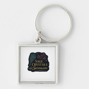 Whimsigoth Fantasy Mystical Forests, Moons & Magic Key Ring