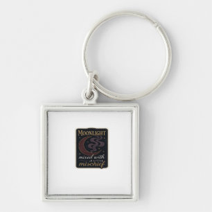 Whimsigoth Fantasy Mystical Forests, Moons & Magic Key Ring