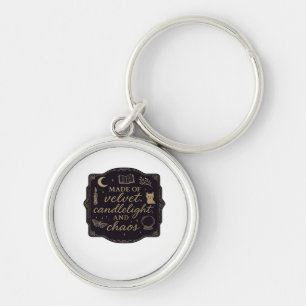 Whimsigoth Fantasy Mystical Forests, Moons & Magic Key Ring