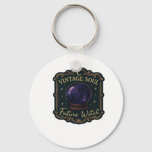 Whimsigoth Fantasy Mystical Forests, Moons & Magic Key Ring