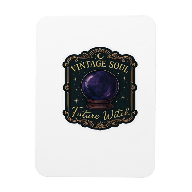 Whimsigoth Fantasy Mystical Forests, Moons & Magic Magnet (Vertical)
