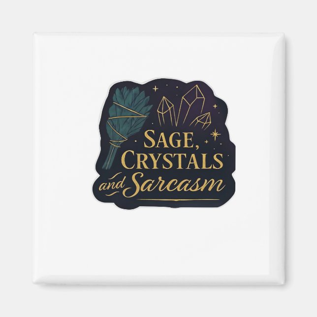 Whimsigoth Fantasy Mystical Forests, Moons & Magic Magnet (Front)