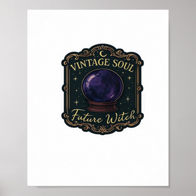 Whimsigoth Fantasy Mystical Forests, Moons & Magic Poster (Front)