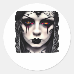 Whimsigoth Funny Classic Classic Round Sticker