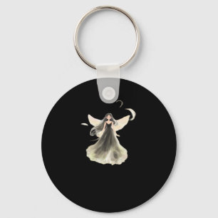 Whimsigoth Girl Dark Fairy Aesthetic With Vibes Cl Key Ring