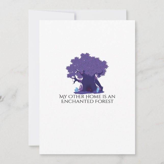 Whimsigoth Ink – Mystical Forests, Moons & Magic A Holiday Card (Front)