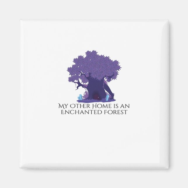 Whimsigoth Ink – Mystical Forests, Moons & Magic A Magnet (Front)