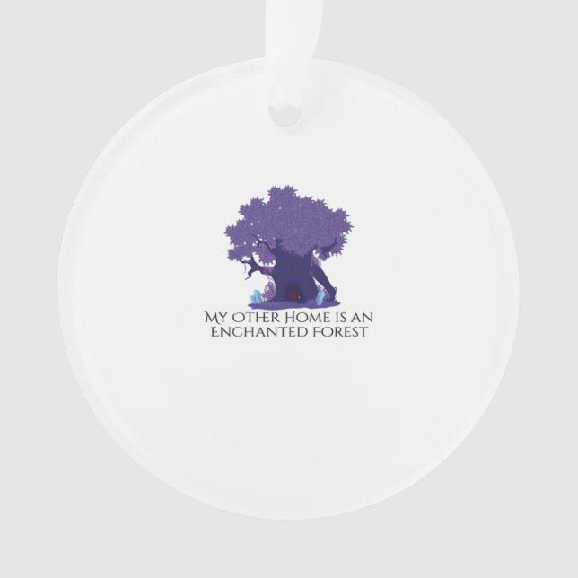 Whimsigoth Ink – Mystical Forests, Moons & Magic A Ornament (Front)