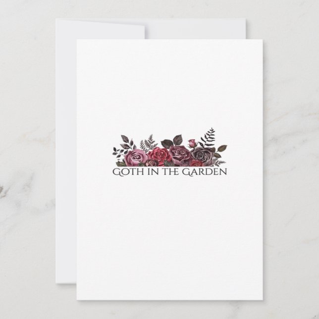 Whimsigoth Ink – Mystical Forests, Moons & Magic C Holiday Card (Front)