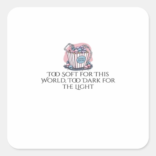 Whimsigoth Ink – Mystical Forests, Moons & Magic C Square Sticker (Front)