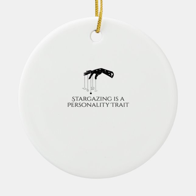 Whimsigoth Ink – Mystical Forests, Moons  Magic Cl Ceramic Tree Decoration (Front)