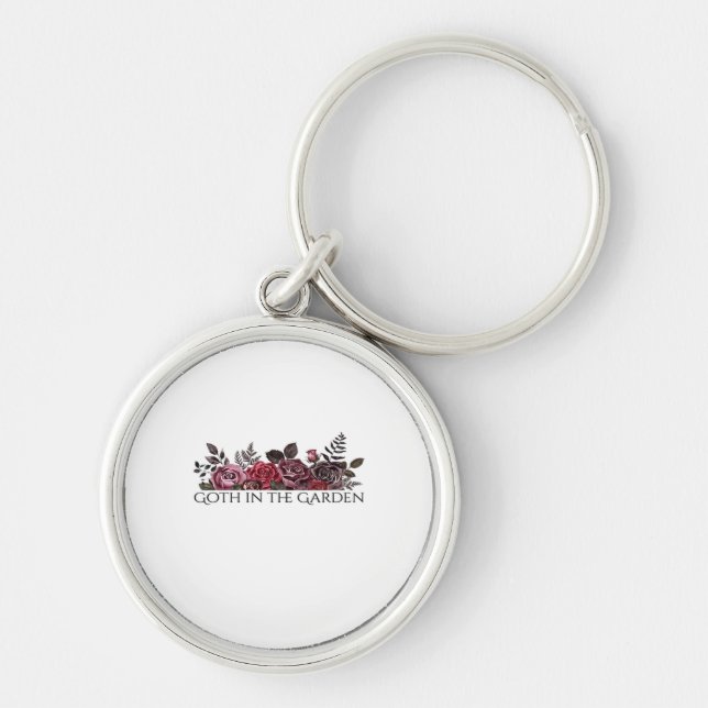 Whimsigoth Ink – Mystical Forests, Moons Magic Cla Key Ring (Front)
