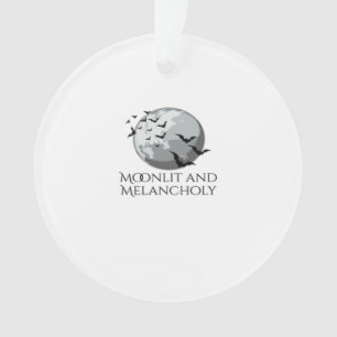 Whimsigoth Ink – Mystical Forests, Moons Magic Cla Ornament