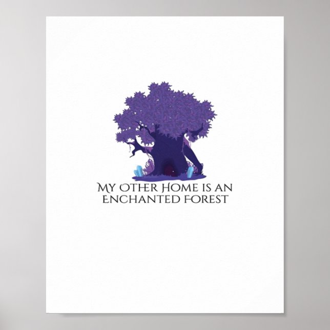 Whimsigoth Ink – Mystical Forests, Moons Magic Cla Poster (Front)
