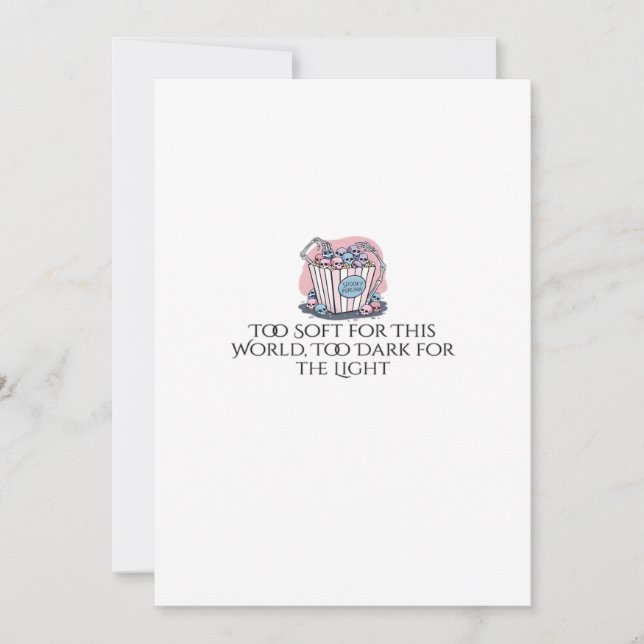 Whimsigoth Ink – Mystical Forests, Moons & Magic E Holiday Card (Front)
