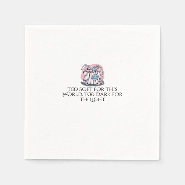 Whimsigoth Ink – Mystical Forests, Moons & Magic E Napkin (Front)