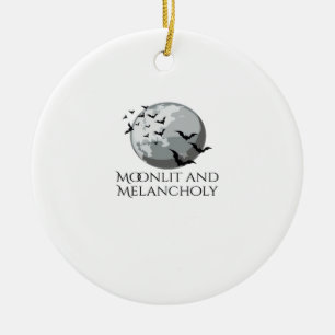 Whimsigoth Ink – Mystical Forests, Moons & Magic M Ceramic Tree Decoration