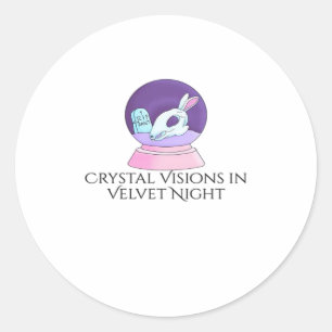 Whimsigoth Ink – Mystical Forests, Moons & Magic R Classic Round Sticker