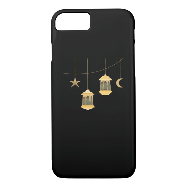 Whimsigoth Lantern Full Moon Night Sky Classic Case-Mate iPhone Case (Back)