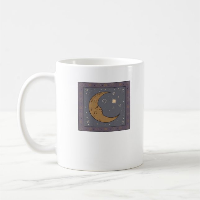 Whimsigoth Moon Classic Coffee Mug (Left)