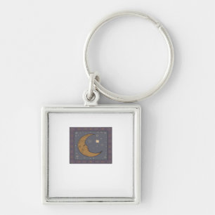 Whimsigoth Moon Classic Key Ring