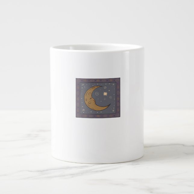 Whimsigoth Moon Classic Large Coffee Mug (Front)